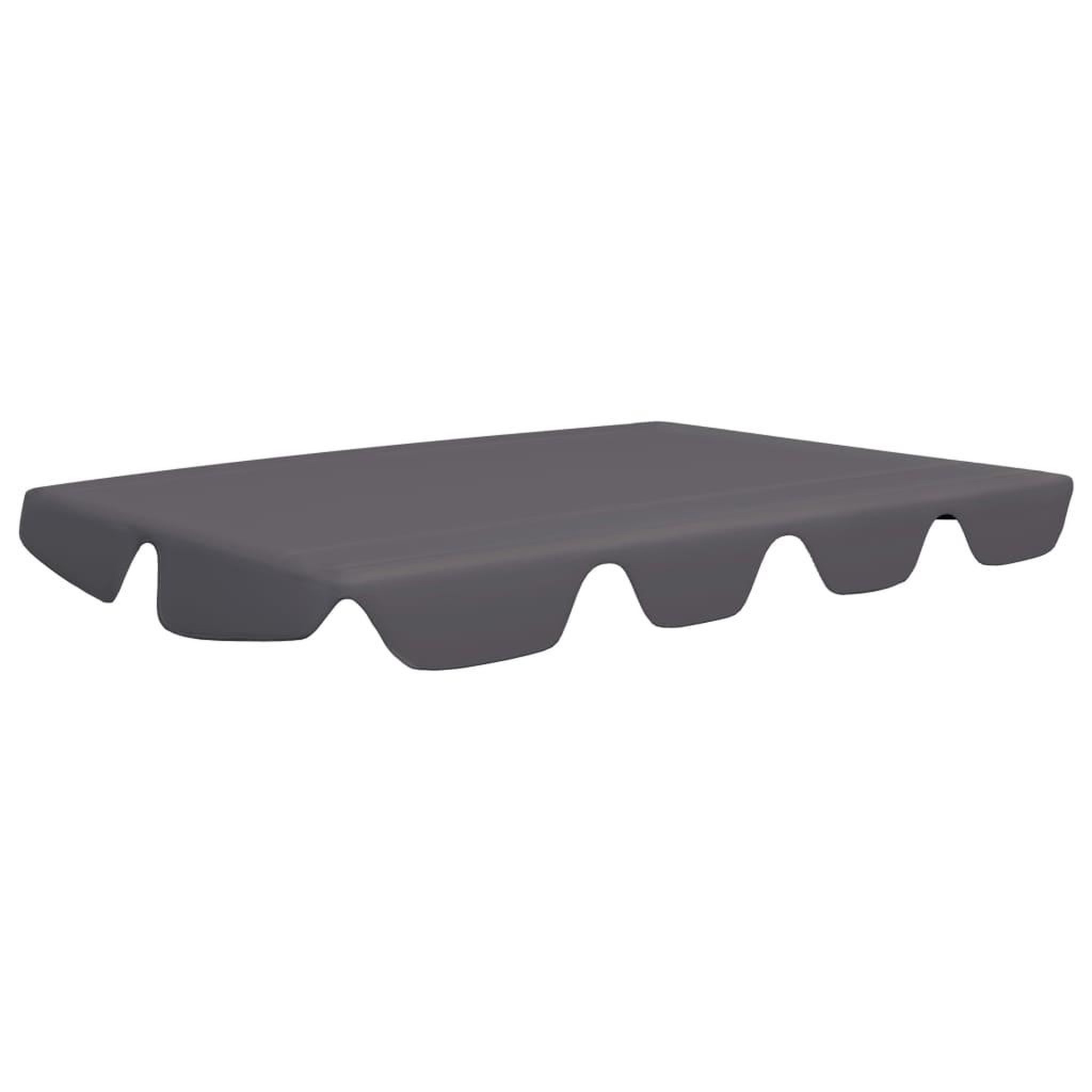 Voir la diapositive 2 : VIDAXL Toit rechange balançoire anthracite 150/130x105/70 cm