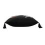 Voir la diapositive 2 : Paris Prix Housse de Coussin  Coco Crush  40x40cm Noir