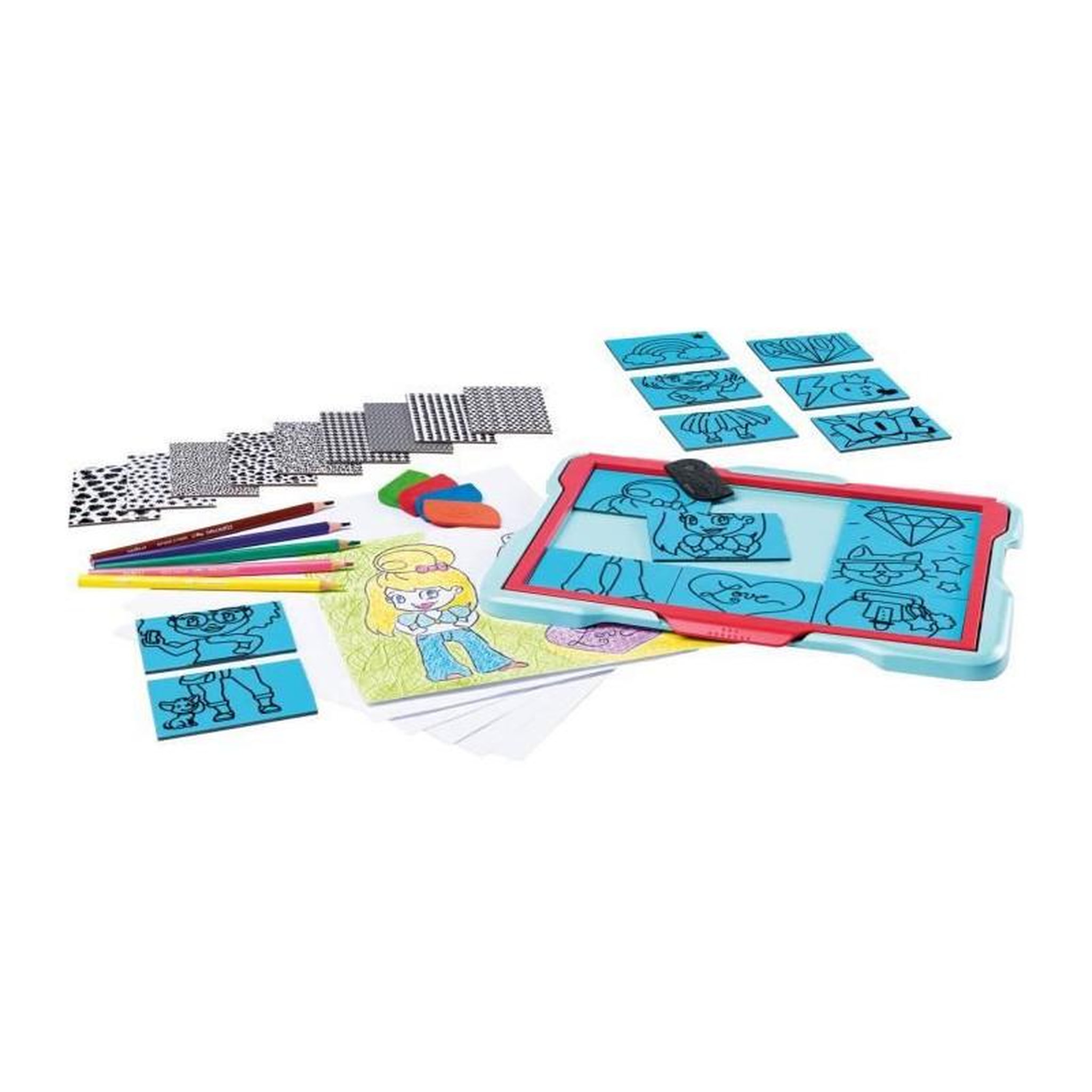 Voir la diapositive 2 : Joustra MAPED CREATIV - Tablette de dessin TexturArt Fashion