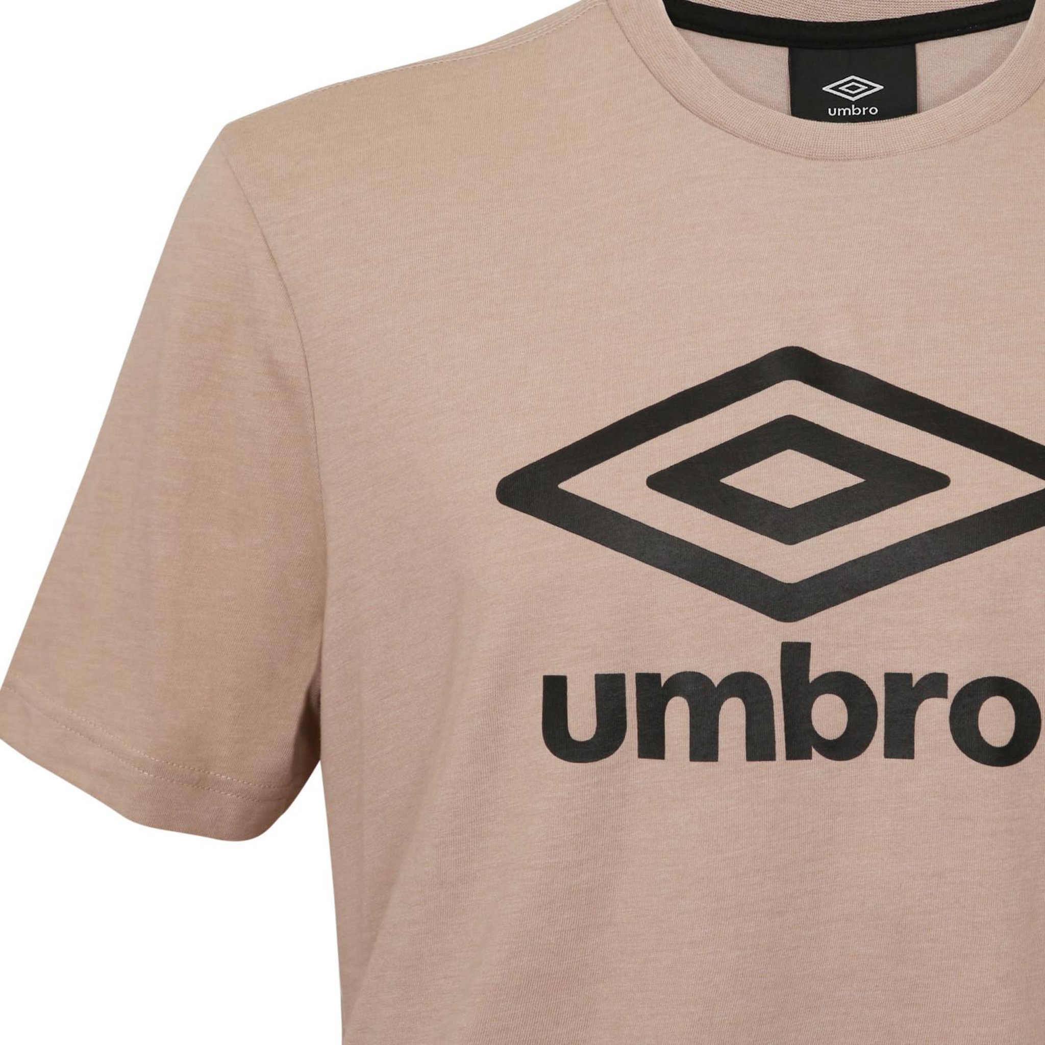 Voir la diapositive 2 : UMBRO Tee shirt homme col rond chiné en coton 160gsm et logo imprimé 729282