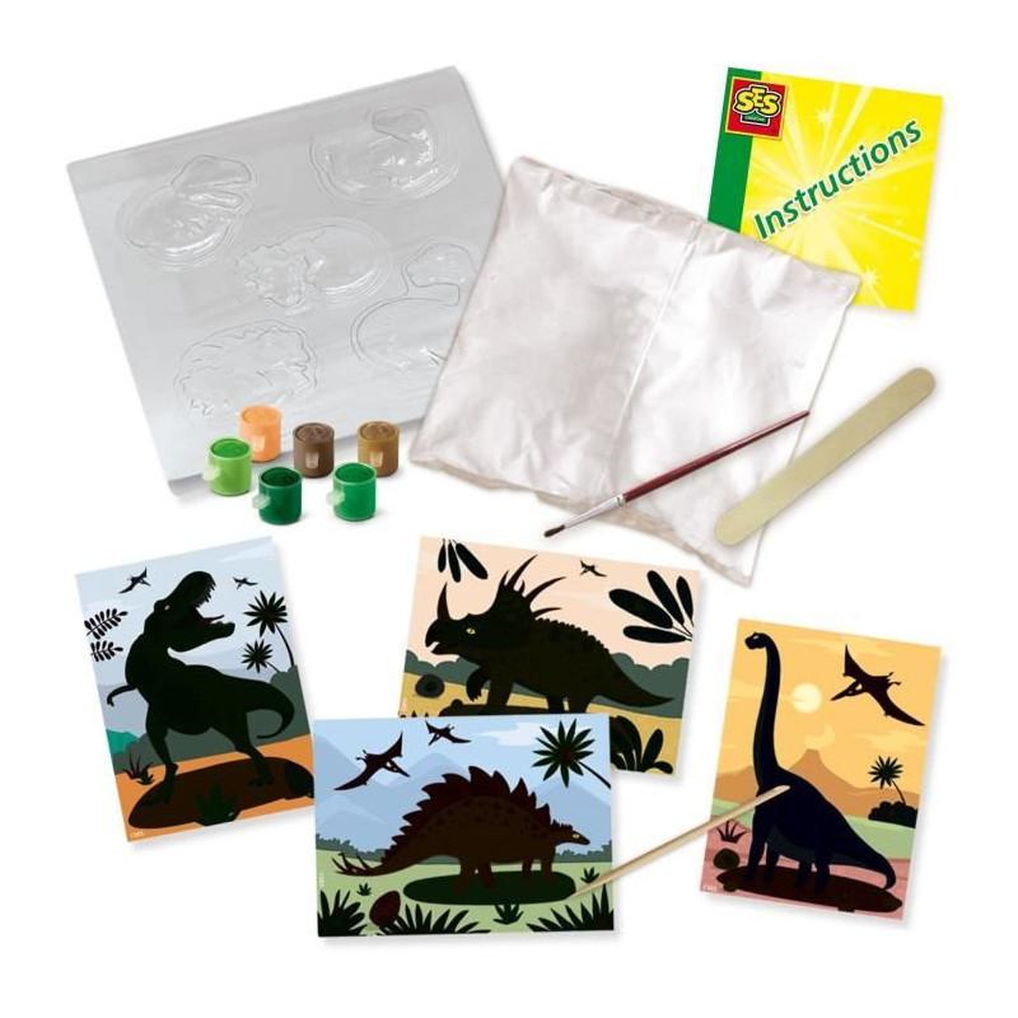 Voir la diapositive 6 : SES Creative Kit créatif SES Creative Dinosaures 2 en 1