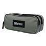Voir la diapositive 2 : Bagtrotter BAGTROTTER Trousse scolaire 2 compartiments Offshore Grise