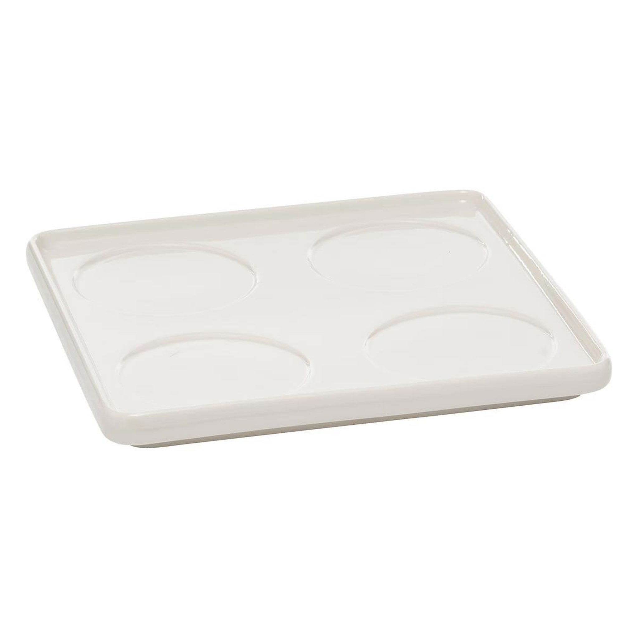 Voir la diapositive 3 : SECRET DE GOURMET Service apéritif 5 pièces  nora  21cm blanc