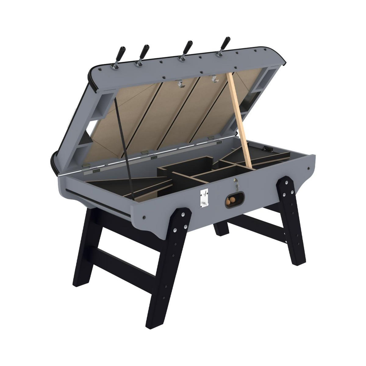 MISTER BABYFOOT Baby foot avec monnayeur en bois clair - Bistrot