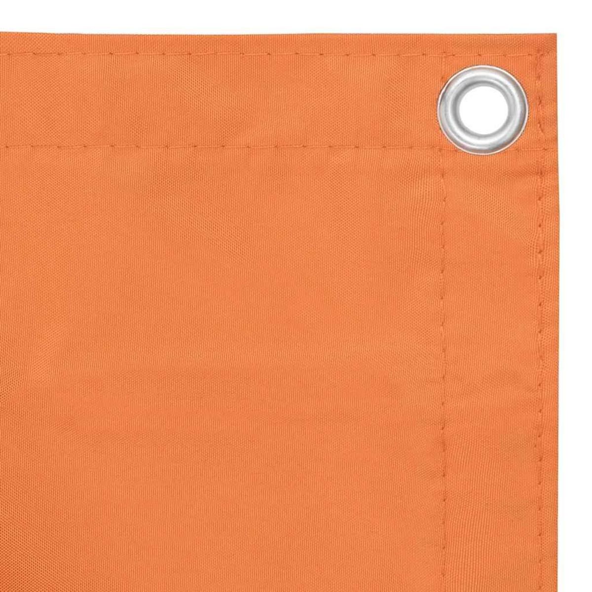 VIDAXL Ecran de balcon Orange 75x300 cm Tissu Oxford