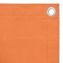 Voir la diapositive 2 : VIDAXL Ecran de balcon Orange 75x300 cm Tissu Oxford