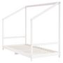 Voir la diapositive 3 : VIDAXL Cadre de lit pour enfants blanc 90x200 cm bois de pin massif