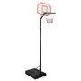 Voir la diapositive 1 : VIDAXL Support de basket-ball Blanc 282-352 cm Polyethylene