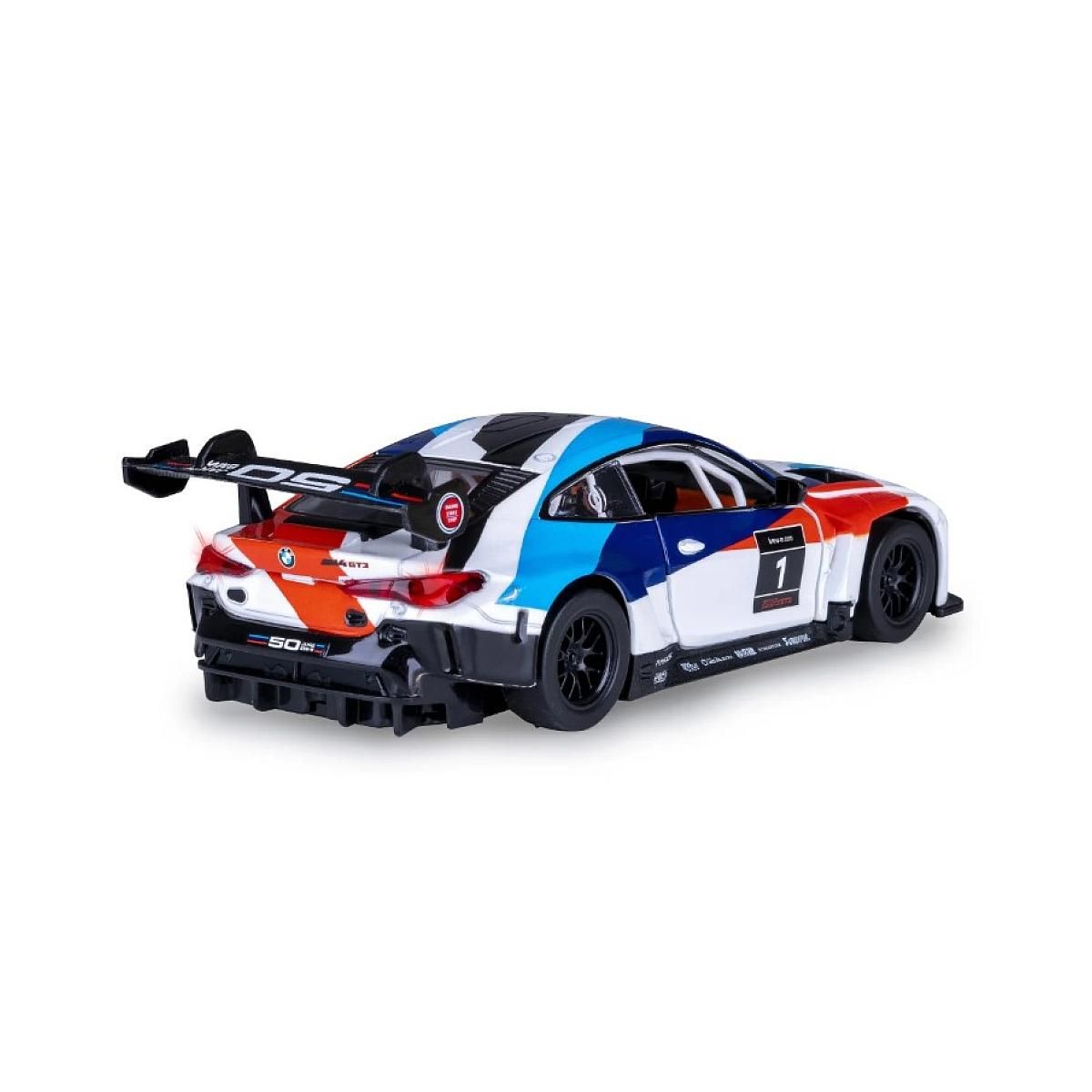 Jamara BMW M4 GT3 miniature 1:32 blanche avec piles