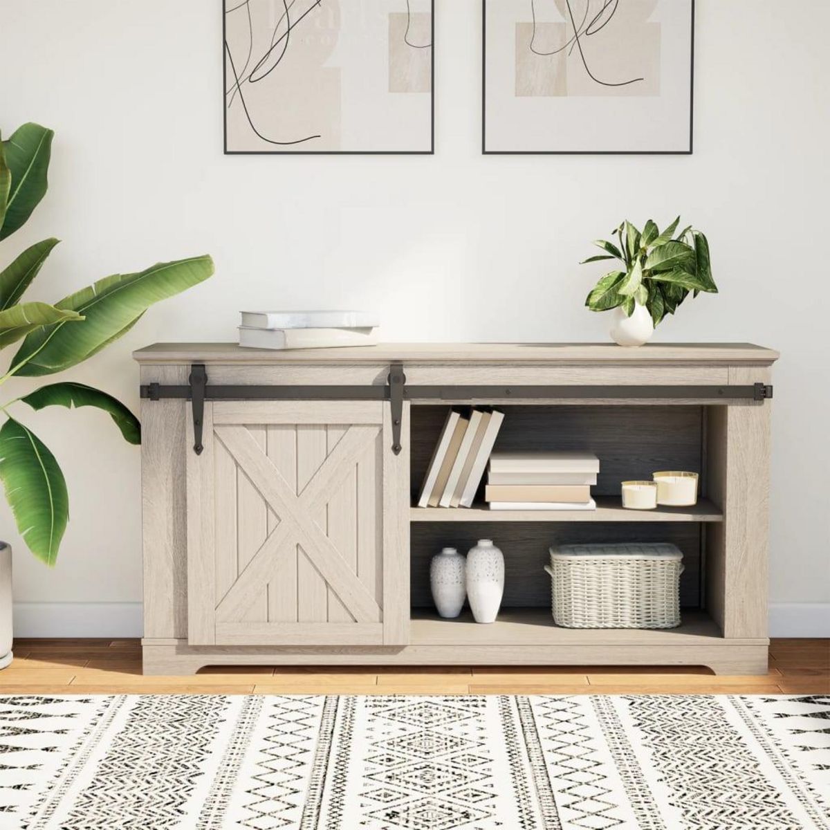 VIDAXL Kit mini de porte d'armoire coulissante 122 cm acier au carbone