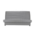 BULTEX BEIJA Banquette clic-clac 3 places - Comfort BULTEX - L 192 x P 95 cm - Tissu gris