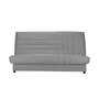 Voir la diapositive 1 : BULTEX BEIJA Banquette clic-clac 3 places - Comfort BULTEX - L 192 x P 95 cm - Tissu gris