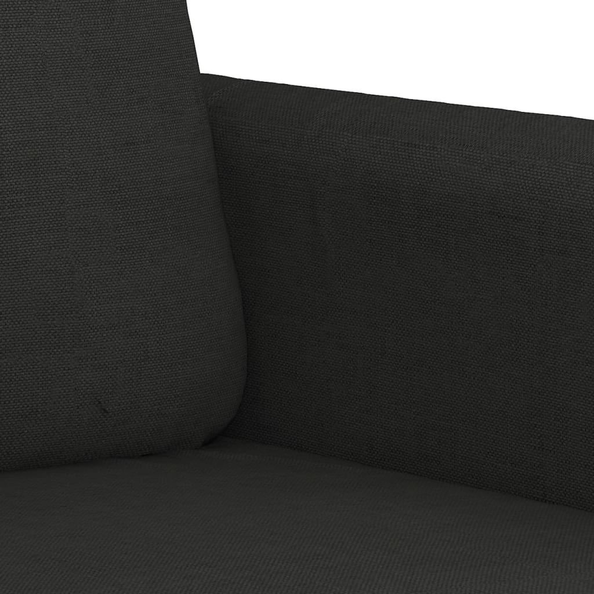 Voir la diapositive 5 : VIDAXL Ensemble de canapes 2 pcs avec coussins noir tissu