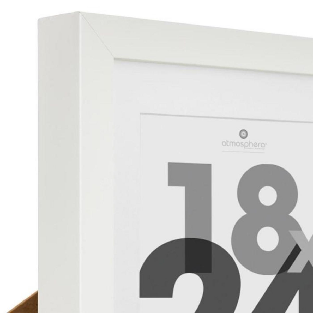 ATMOSPHERA Cadre Photo Bois  Eva  18x24cm Blanc