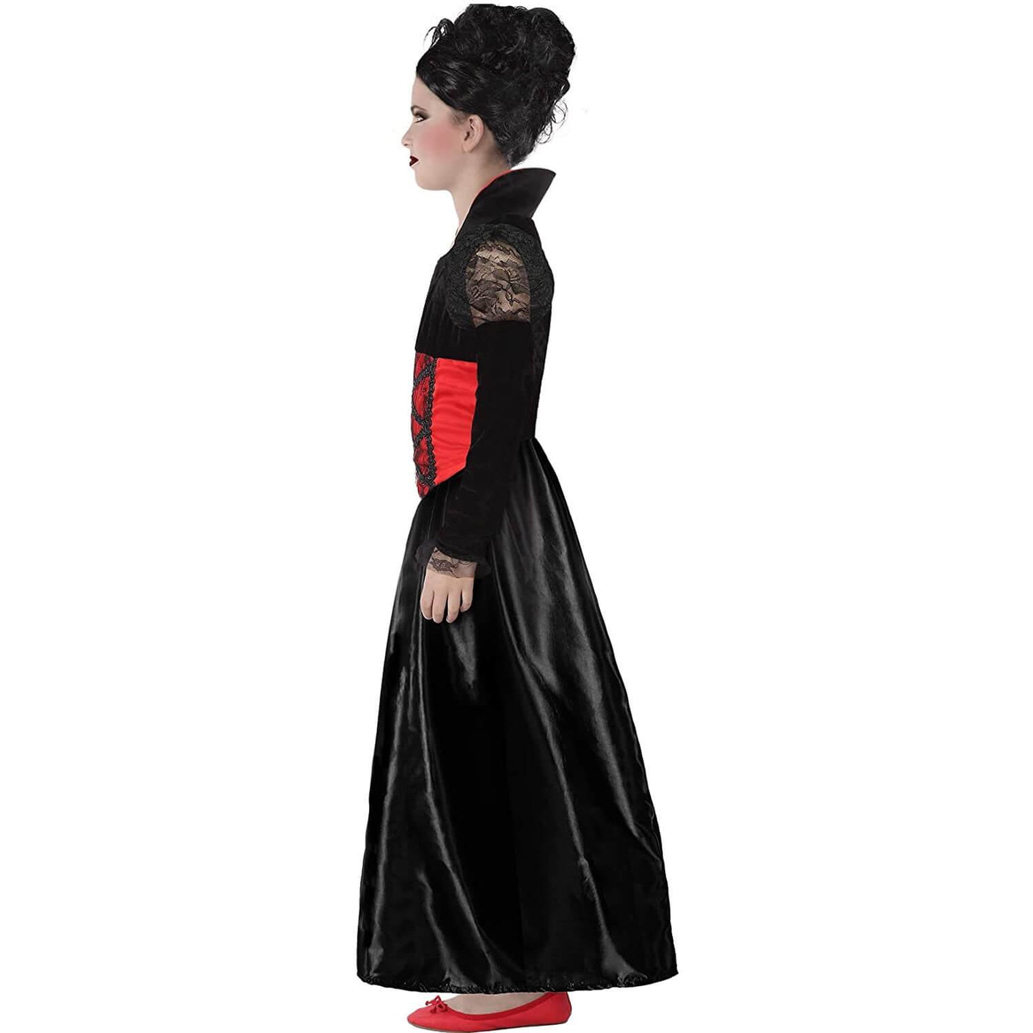 Voir la diapositive 2 : ATOSA Déguisement Vampiresse - Fille - 7/9 ans (122 à 134 cm)