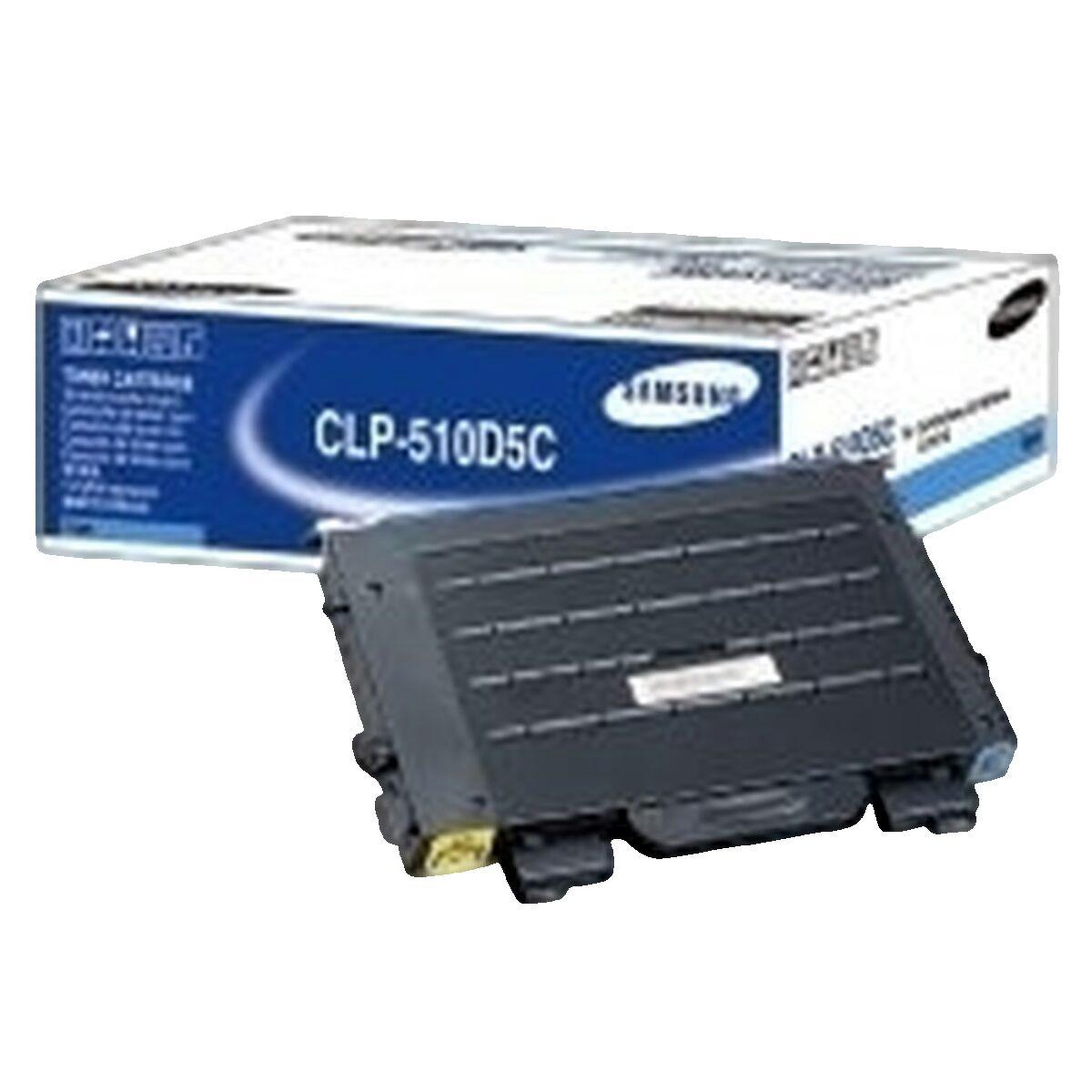 Voir la diapositive 1 : Samsung Toner original Samsung CLP-500D5C cyan