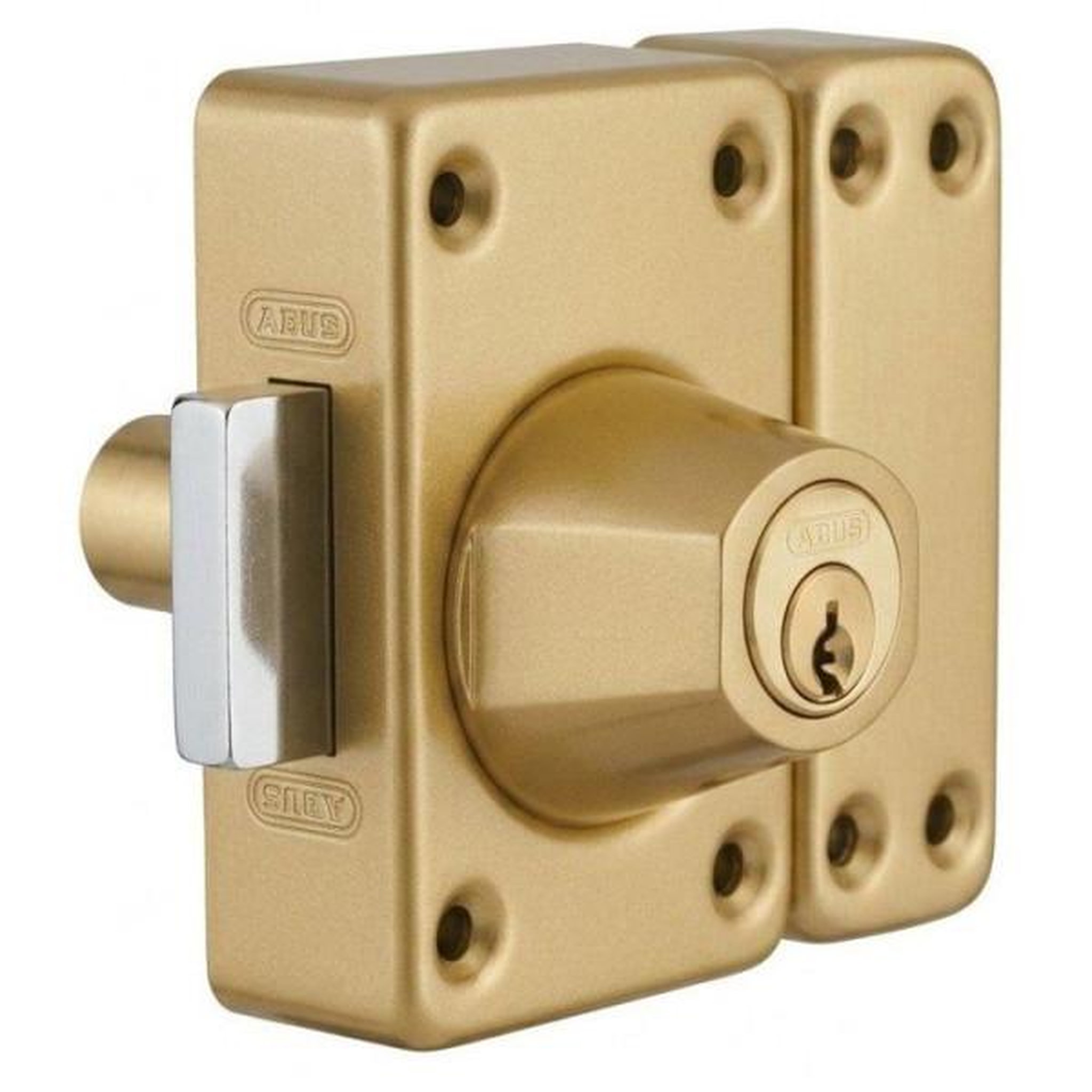 Voir la diapositive 5 : ABUS Verrou de porte - ABUS - VAD136 CC 45 - Double cylindre - Bronze - Entraxe 45 x 76 mm