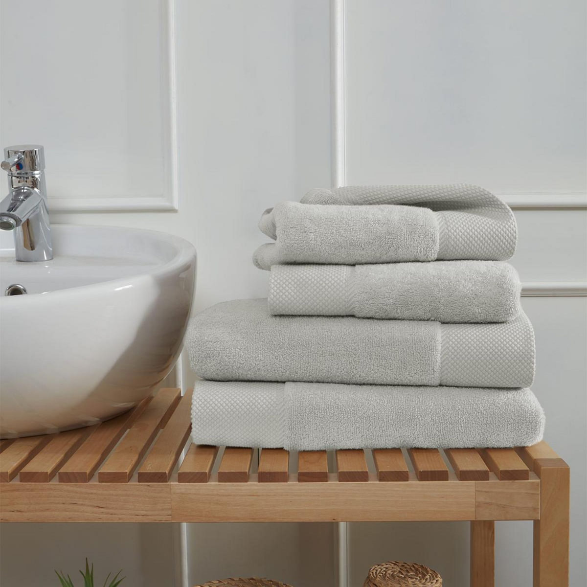 Sensei Maison Ensemble de bain 4 pièces Zéro Twist SENSOFT (2 draps de bain + 2 serviettes)