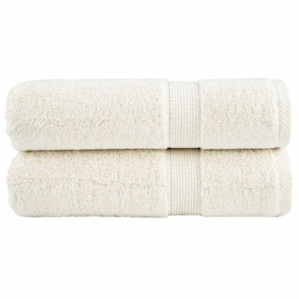 VIDAXL Essuie mains de qualité supérieure SOLUND 2 pcs crème 600 g m²