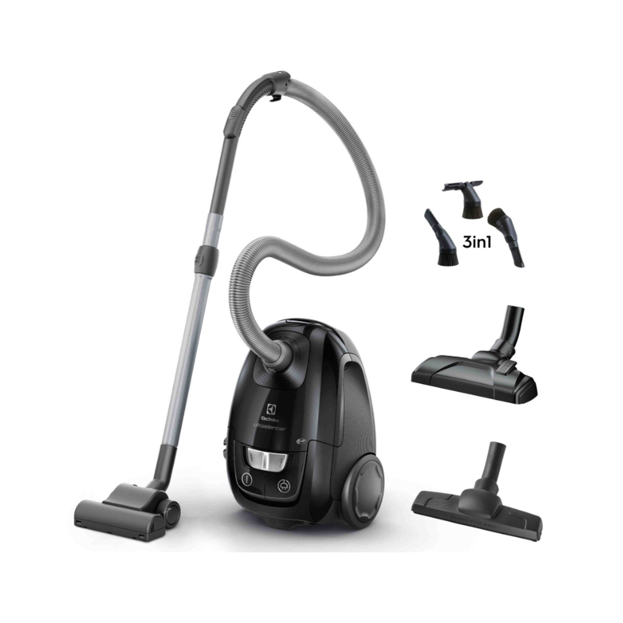 Voir la diapositive 1 : ELECTROLUX Aspirateur traineau 600w 68db noir - EUSC62-EB