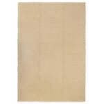 VIDAXL Tapis rectangulaire Naturel 120x180 cm Coton