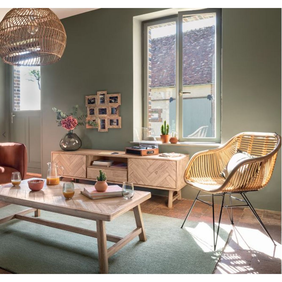 Fauteuil en rotin naturel LORETA