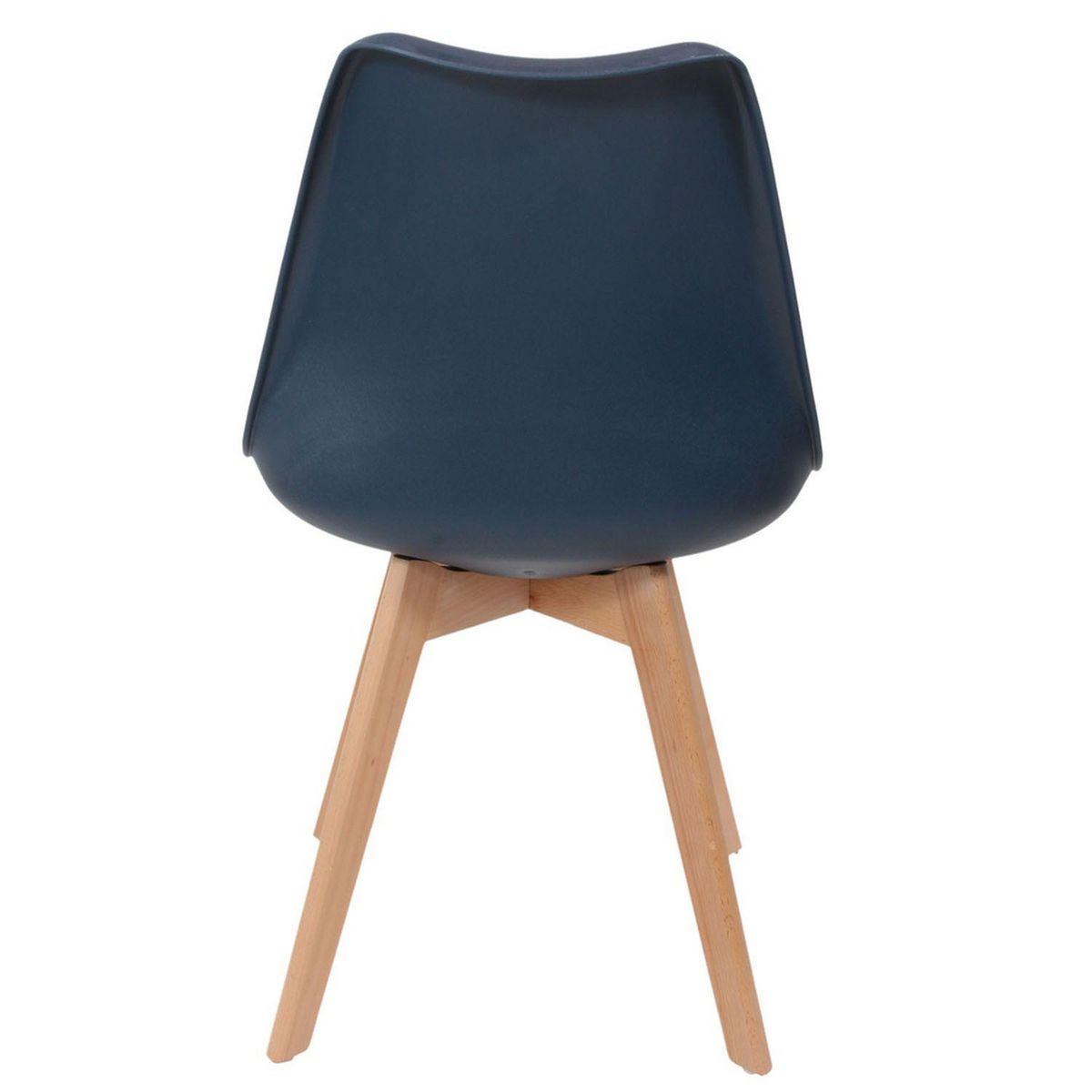 The Home Deco Factory 2 Chaises design scandinaves rembourrées Cocooning