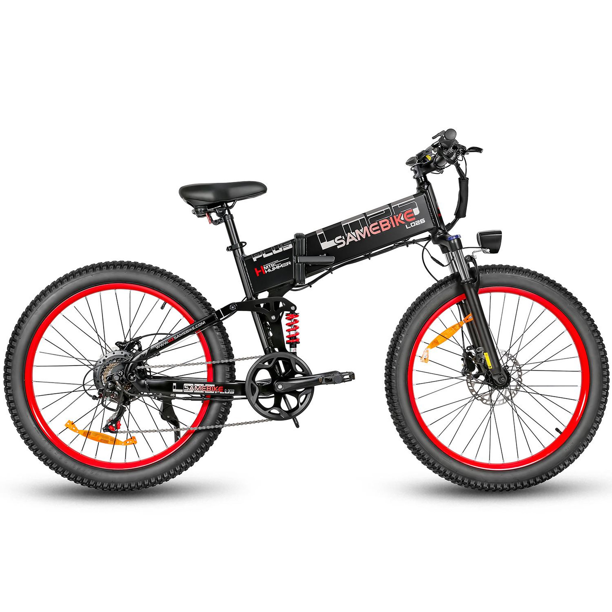 Voir la diapositive 4 : SAMEBIKE Vélo électrique pliable SAMEBIKE LO26-Plus