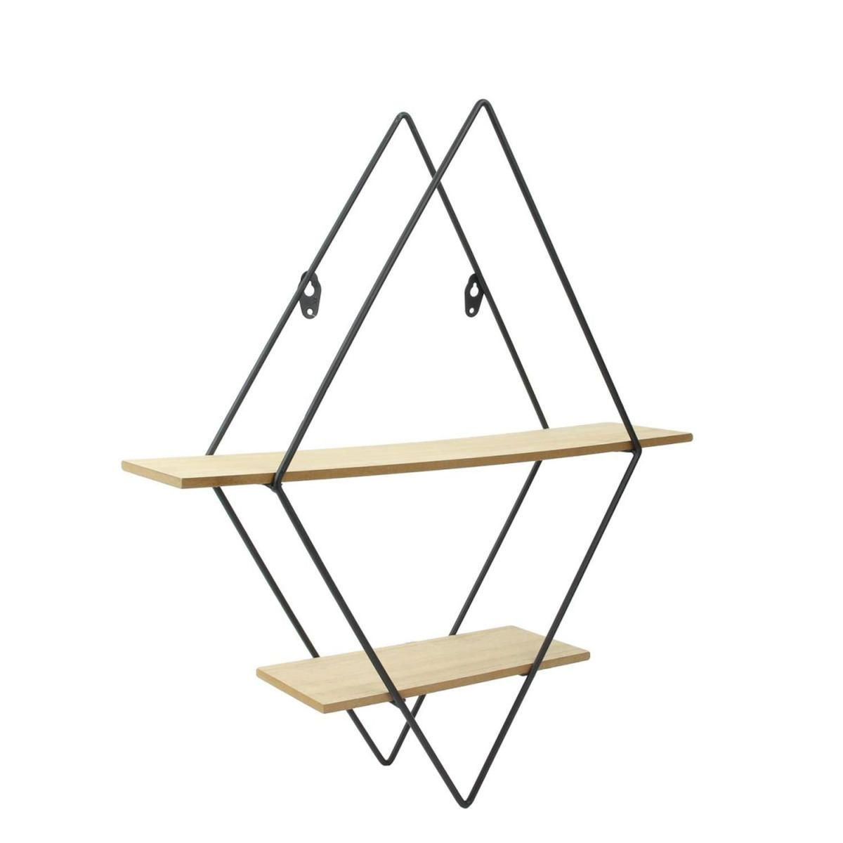 Paris Prix Étagère Murale Design  Losange  46cm Naturel
