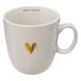 Voir la diapositive 2 : SECRET DE GOURMET Lot de 6 Mugs en Céramique  The Floral  30cl Blanc