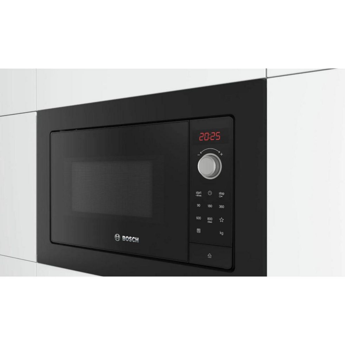 BOSCH Micro-ondes solo 20l 800w encastrable noir - bfl623mb3