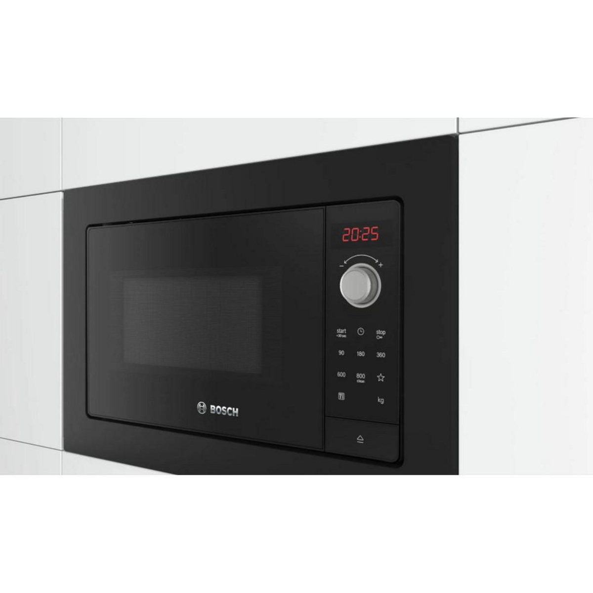 BOSCH Micro-ondes solo 20l 800w encastrable noir - bfl623mb3