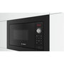 Voir la diapositive 3 : BOSCH Micro-ondes solo 20l 800w encastrable noir - bfl623mb3
