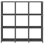 Voir la diapositive 2 : VIDAXL Etagere d'affichage 9 cubes Gris 103x30x107,5 cm Tissu