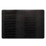 ATMOSPHERA Set Table  Atmosphera 45x30 cm Croco. Coloris disponibles : Noir