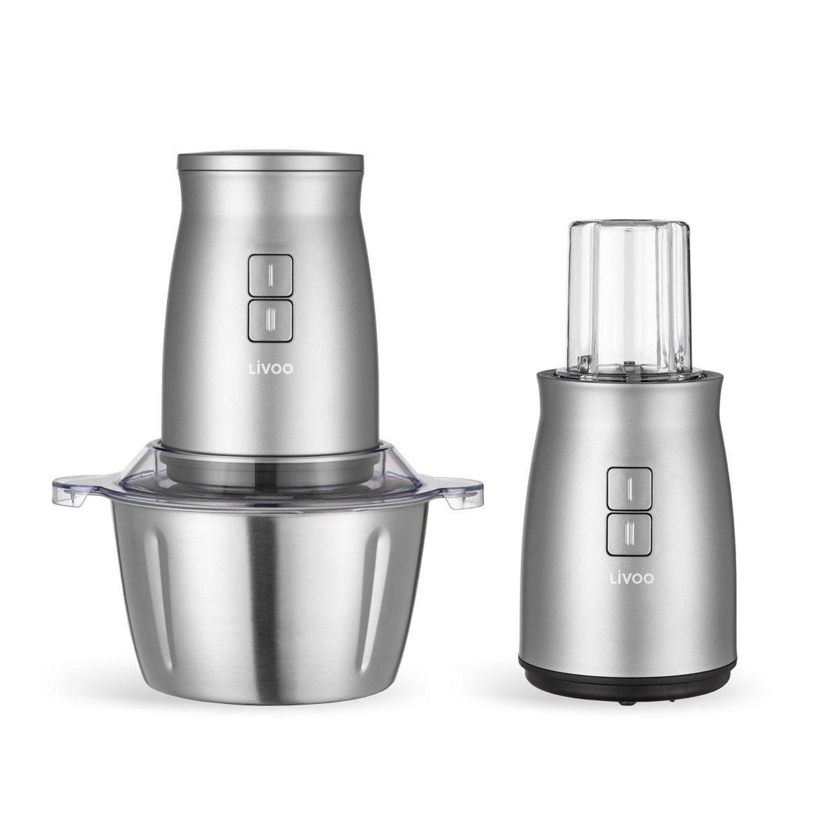 LIVOO Hachoir multifonction 2l 500w gris/inox - DOP237