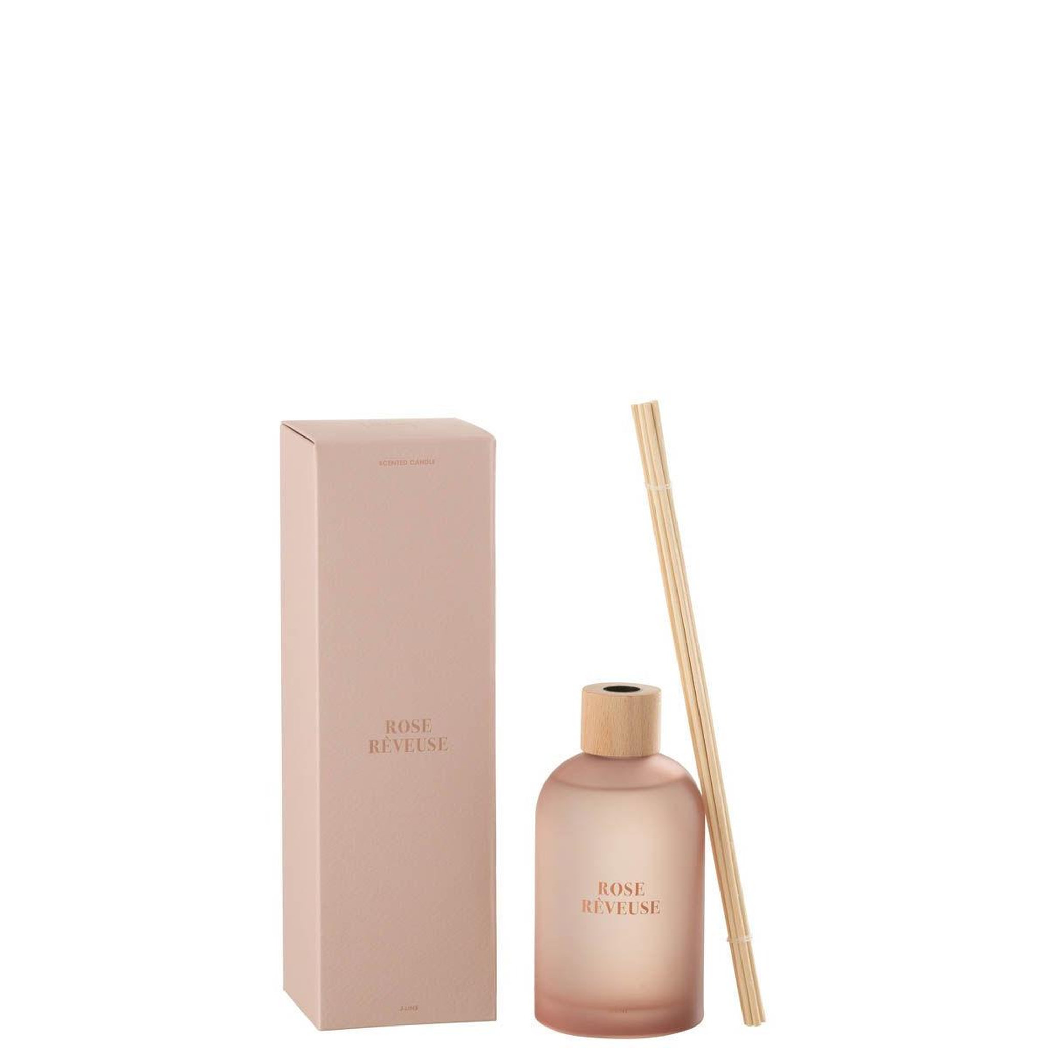 Voir la diapositive 3 : J-LINE Diffuseur de parfum  accords essentiels  250ml rose rêveuse