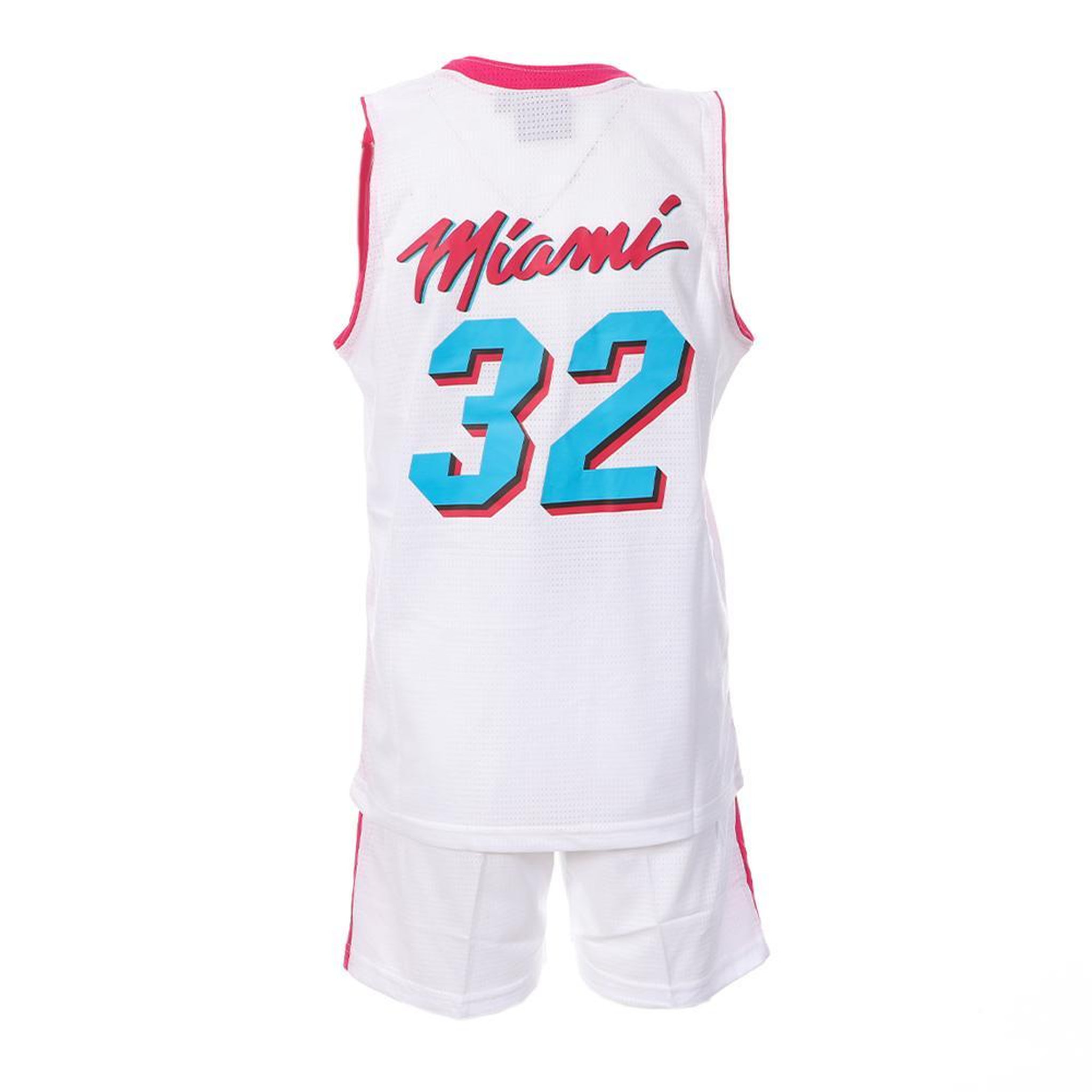 Voir la diapositive 2 : SPORTZONE Miami Ensemble de basket Blanc Enfant Sport Zone
