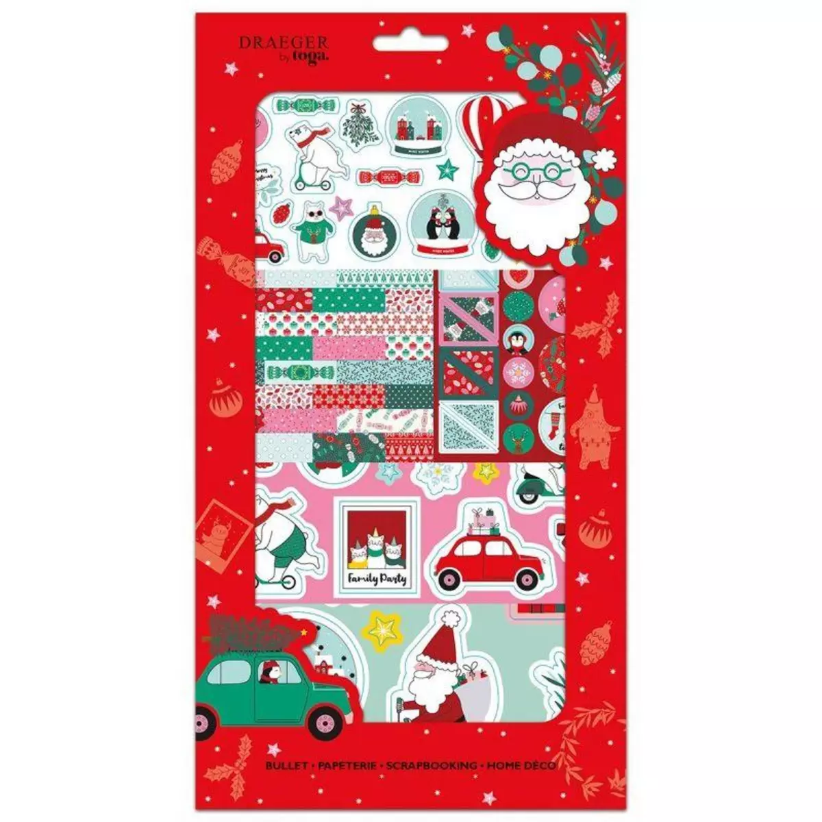  Kit de stickers et dies de Noël