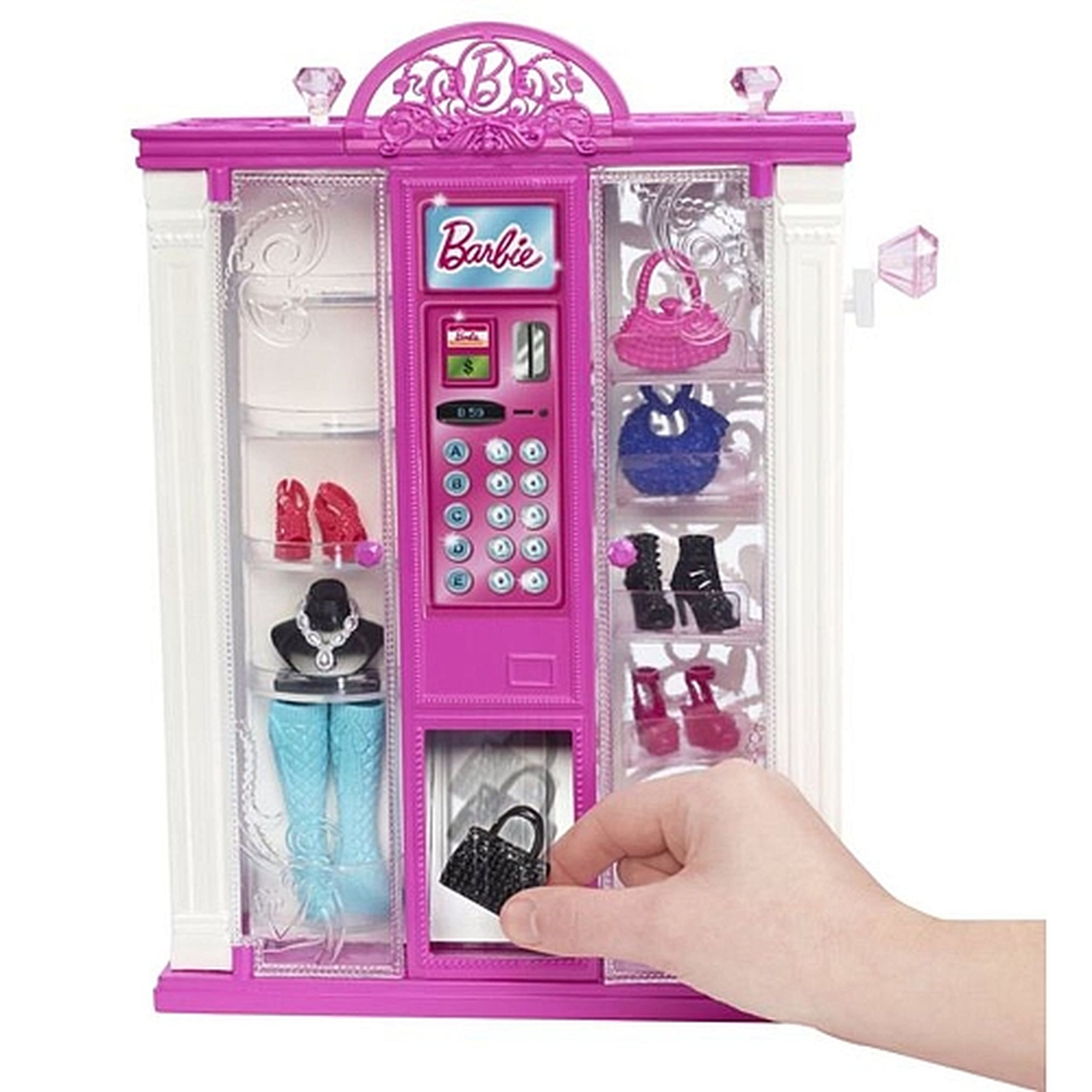 Voir la diapositive 1 : MATTEL Distributeur d'accessoires mode