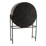 Paris Prix Armoire Bar en Bois  Shanil  160cm Noir