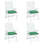 Voir la diapositive 4 : VIDAXL Coussins de palette lot de 4 vert 50x50x7 cm tissu oxford