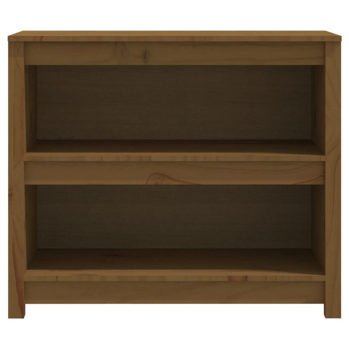 VIDAXL Bibliotheque Marron miel 80x35x68 cm Bois de pin massif