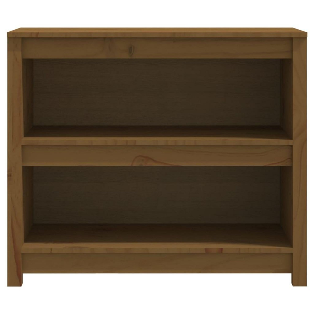 VIDAXL Bibliotheque Marron miel 80x35x68 cm Bois de pin massif