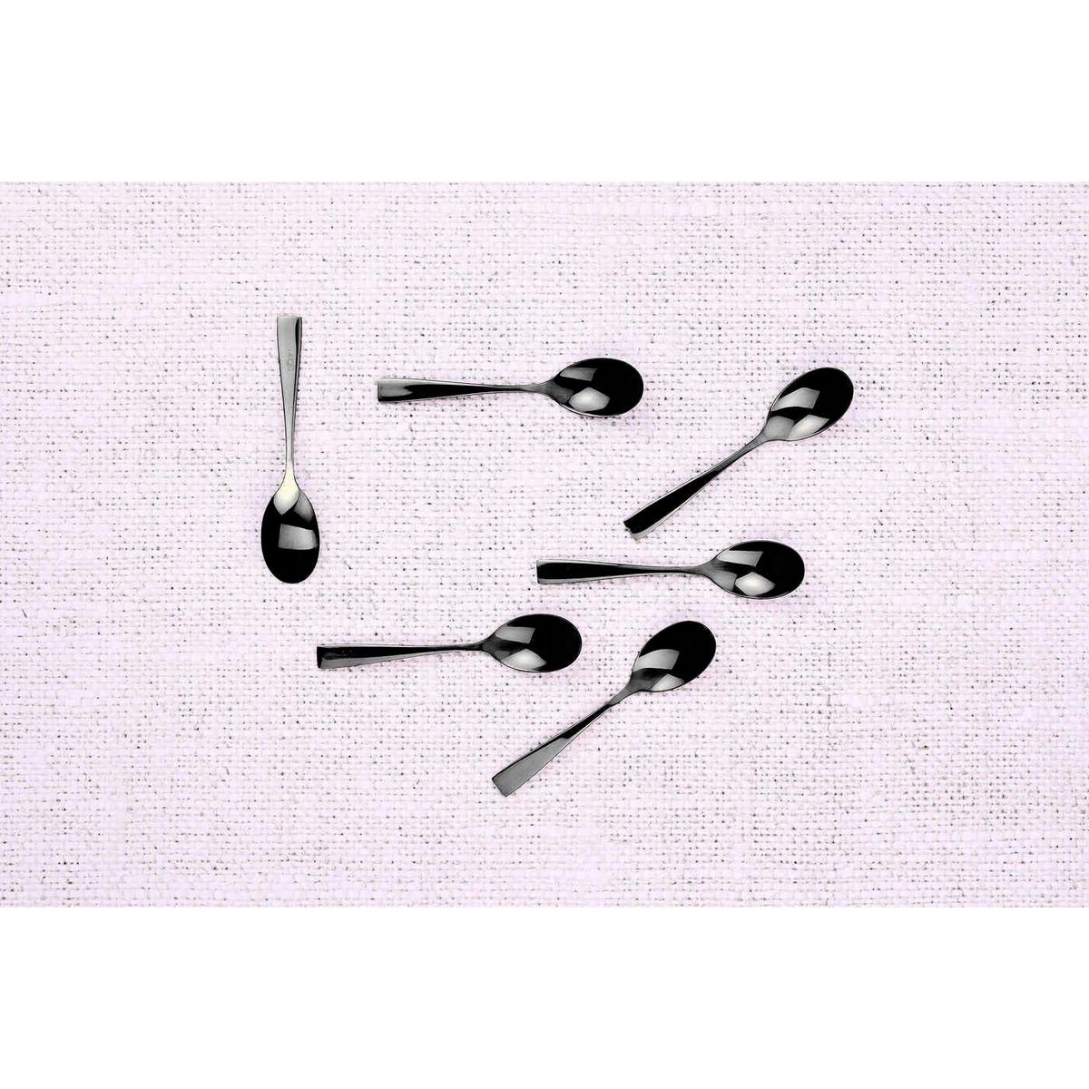 BJORN Coffret 6 petites cuillères SVEN - Black