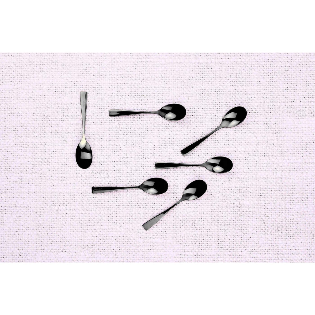 BJORN Coffret 6 petites cuillères SVEN - Black