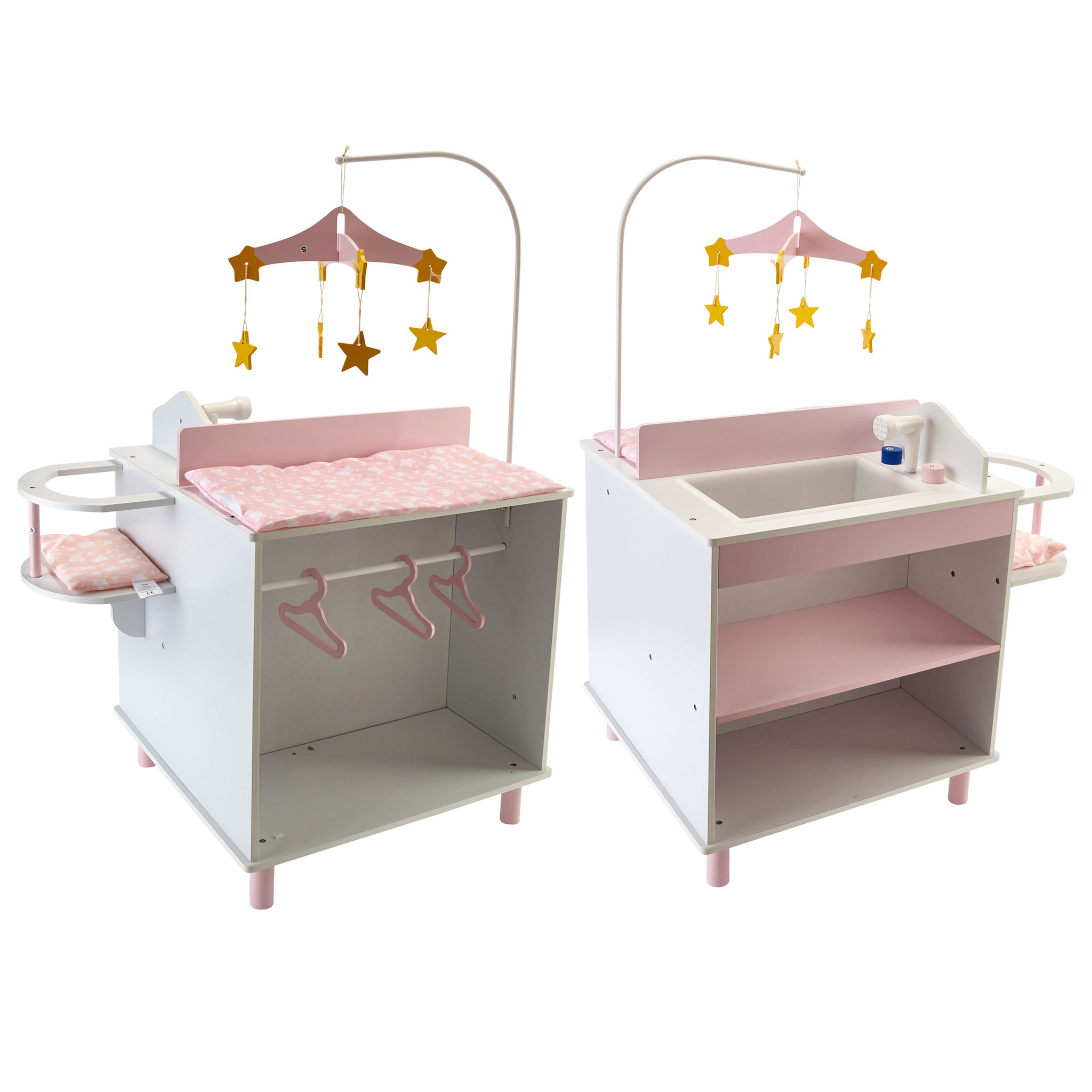 Voir la diapositive 1 : One Two Fun Table nurserie en bois 