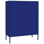 Voir la diapositive 5 : VIDAXL Armoire a tiroirs Bleu marine 80x35x101,5 cm Acier