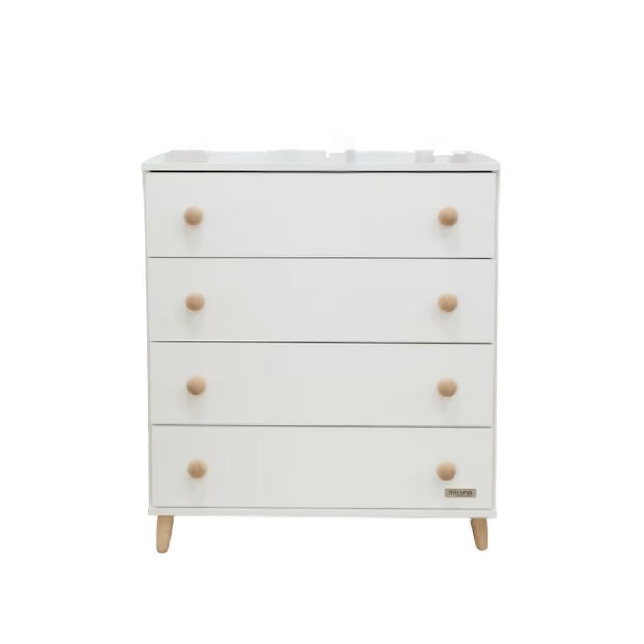 MICUNA Commode Style Blanc et Bois