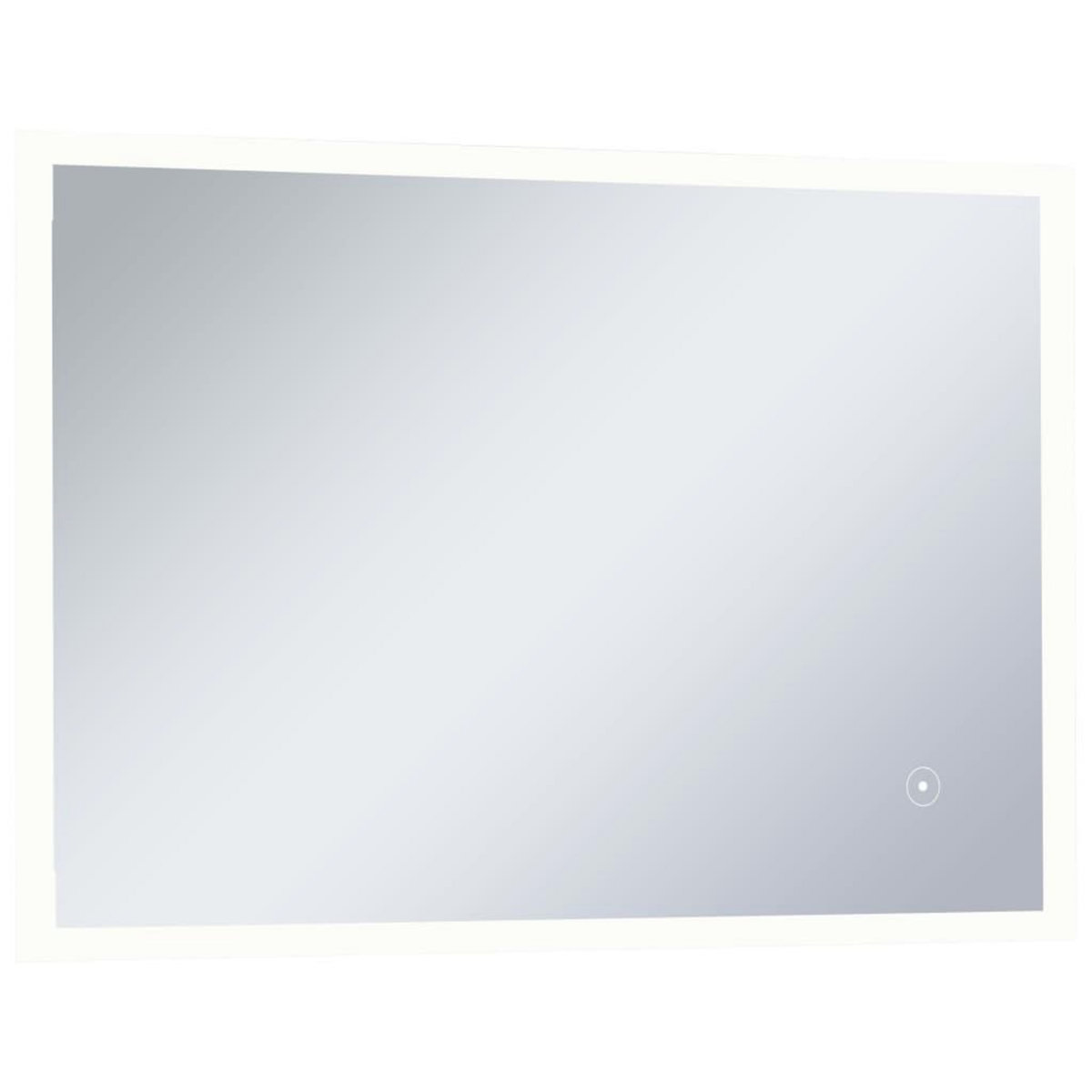 VIDAXL Miroir mural a LED de salle de bain et capteur tactile 100x60cm